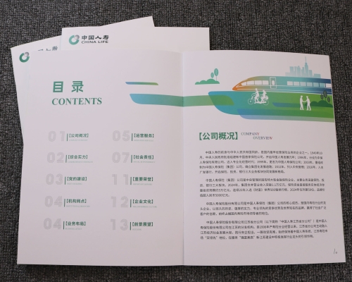 中国人寿画册印刷